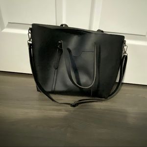 Black tote purse from Shein